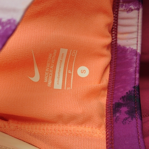 Nike Cascade Sport Fuschia Tankini Swim Top Draped Open Back Size Small - Picture 9 of 11